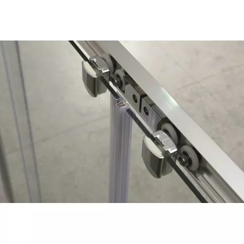 Душевая дверь BelBagno UNIQUE-BF-2-170/200-C-Cr, Цвет стекла: прозрачное, Цвет профиля: Хром, Выбрать размер: 170, изображение 2