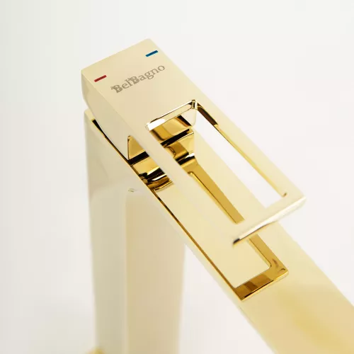 Смеситель для накладных BelBagno LUCE LUC-LMC-ORO-W0, изображение 4