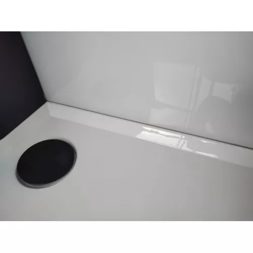 Душевая кабина ESBANO ESM-90CKR  90х90х215, Цвет стекла: прозрачное, Цвет профиля: Черный, Тип поддона: Низкий, Выбрать размер: 90х90, изображение 9