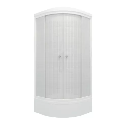 Душевая кабина Triton ЛЁН В (ДН4)  средний поддон, Цвет профиля: Белый, Тип поддона: Средний, Выбрать размер: 90х90, изображение 3