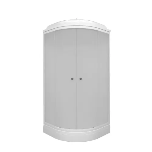 Душевая кабина  Triton ВЕЛЬВЕТ  А низкий поддон, Цвет профиля: Белый, Тип поддона: Низкий, Выбрать размер: 90х90, изображение 2