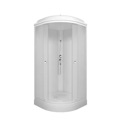 Душевая кабина  Triton ВЕЛЬВЕТ  А низкий поддон, Цвет профиля: Белый, Тип поддона: Низкий, Выбрать размер: 90х90, изображение 3