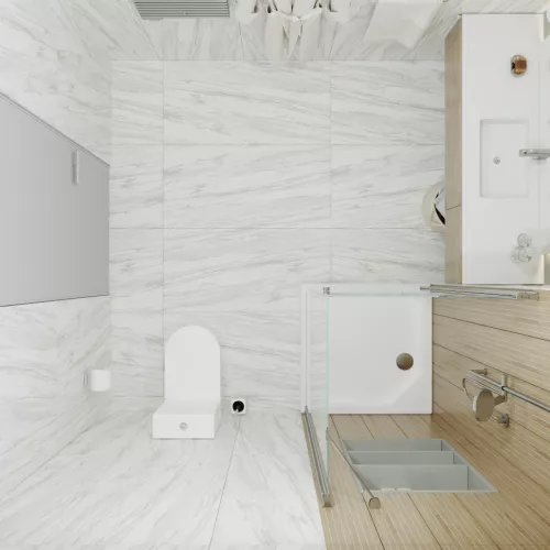 Душевое ограждение  Triton "ФОРТА-ХРОМ" (низкий поддон) 90х90 квадрат, изображение 5