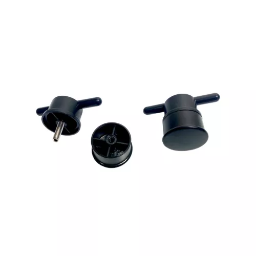 Душевое ограждение Triton "ВЕНТА-БЛЭК" , низкий поддон, Цвет профиля: Черный, Выбрать размер: 100х100, изображение 4