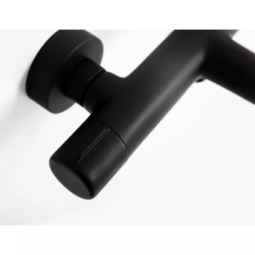 Смеситель для ванны и душа BelBagno UNO UNO-VASM-NERO, Выбрать цвет: Чёрный, изображение 4