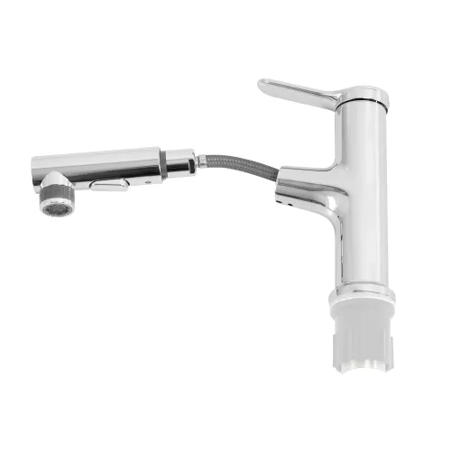 Смеситель для раковины с выдвижным изливом BelBagno BB-LVMD-CRM-W0, изображение 4