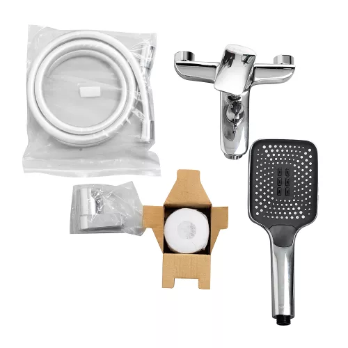 Смеситель для ванны и душа BelBagno DUE-VASM-CRM, изображение 5