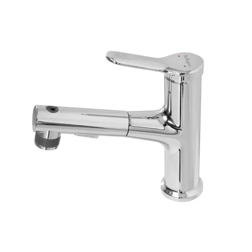 Смеситель для раковины с выдвижным изливом BelBagno BB-LVMD-CRM-W0, изображение 2