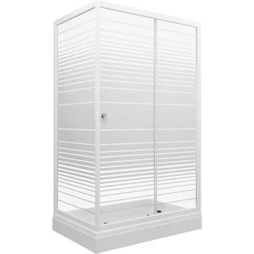 Душевое ограждение Triton ФЬЮЖН  А (низкий поддон), Цвет профиля: Белый, Тип поддона: Низкий, Выбрать размер: 100х80, изображение 7