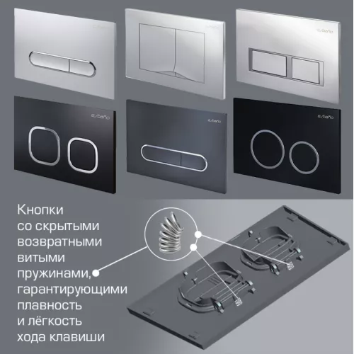 Инсталляция для подвесных унитазов  ESBANO  "FRAM" без кнопки, изображение 11