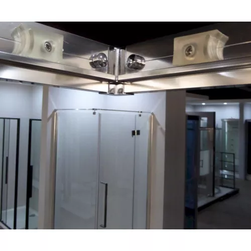 Душевое ограждение ESBANO ESF-108/119/128/129PS-B без поддона, Цвет профиля: Черный, Выбрать размер: 100х80, изображение 6