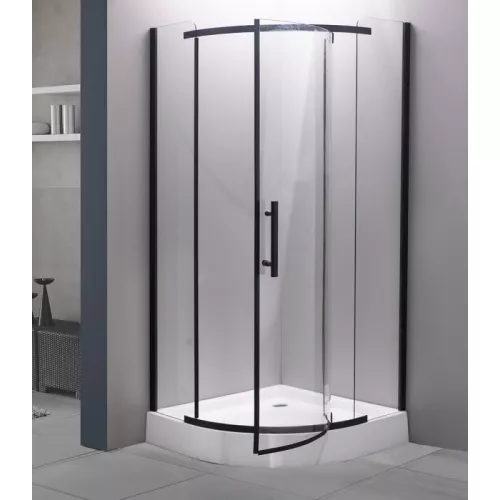 Душевой уголок ESBANO  ESD-7015/7025B, Цвет профиля: Черный, Тип поддона: Низкий, Выбрать размер: 90х90, изображение 2