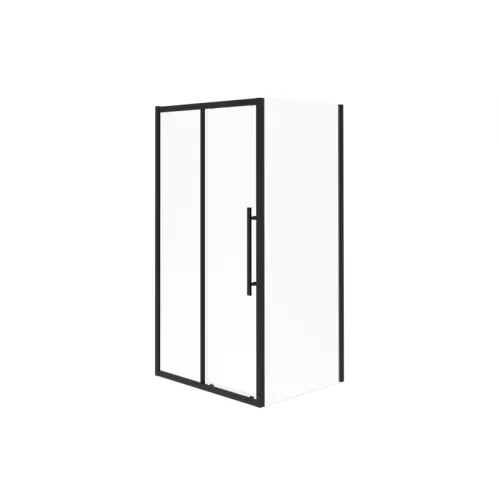 Душевое ограждение ESBANO ESF-108/119/128/129PS-B без поддона, Цвет профиля: Черный, Выбрать размер: 100х80, изображение 3