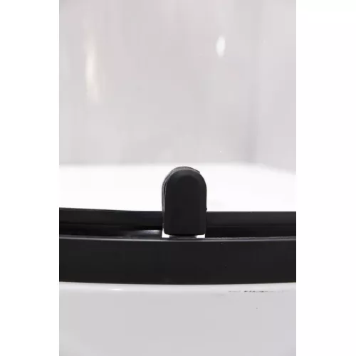 Душевой уголок ESBANO  ESD-7015/7025B, Цвет профиля: Черный, Тип поддона: Низкий, Выбрать размер: 90х90, изображение 3