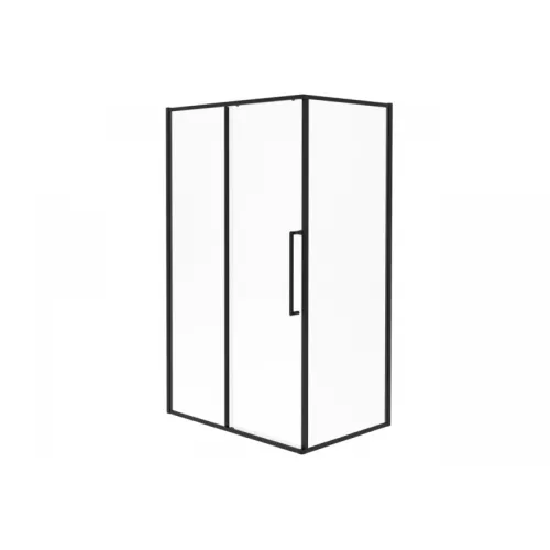 Душевое ограждение ESBANO ESS-108/119/128/129PS-B без поддона, Цвет профиля: Черный, Выбрать размер: 100х80, изображение 4
