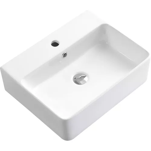 Раковина накладная ESBANO  "CIRCON-52" (white)., Выбрать цвет: Белый, изображение 3