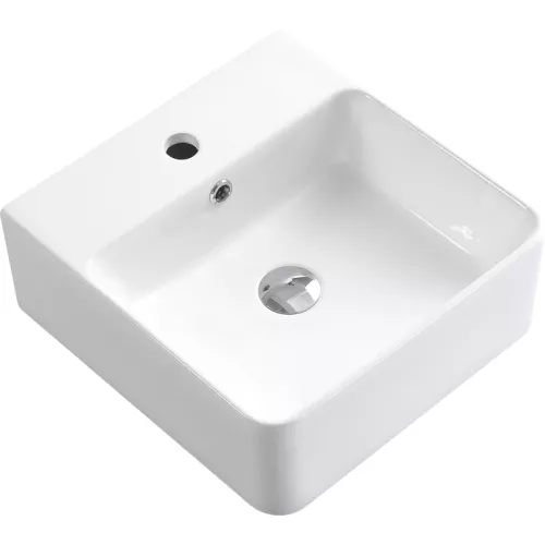 Раковина накладная ESBANO  "CIRCON-40" (white)., Выбрать цвет: Белый, изображение 3