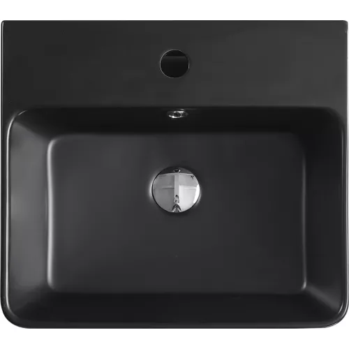 Раковина накладная ESBANO  "CIRCON-46" (matt black), Выбрать цвет: Черный матовый, изображение 4