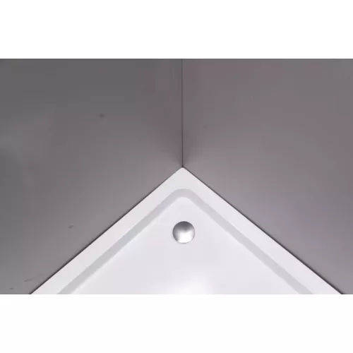 Душевой уголок ESBANO  ESD-7015/7025B, Цвет профиля: Черный, Тип поддона: Низкий, Выбрать размер: 90х90, изображение 4