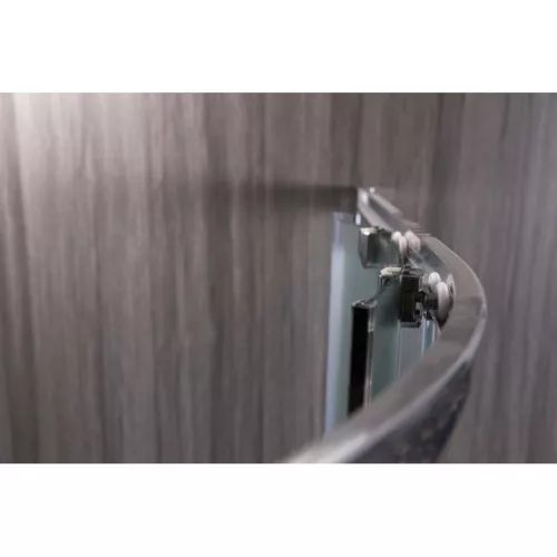 Душевой уголок ESBANO  ESR-8027A  L/R, Цвет стекла: матовое, Цвет профиля: Хром, Тип поддона: Низкий, Выбрать размер: 120х80, Ориентация: правая, изображение 7