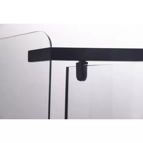 Душевой уголок ESBANO  ESR-7160/7170B, Цвет профиля: Черный, Тип поддона: Низкий, Выбрать размер: 90х90, изображение 3