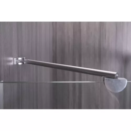 Душевой уголок ESBANO  ESR-8010/8020, Цвет стекла: матовое, Цвет профиля: Хром, Тип поддона: Высокий, Выбрать размер: 80х80, изображение 7