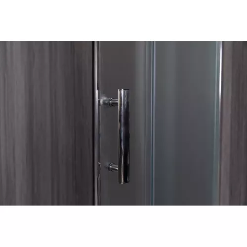 Душевой уголок ESBANO  ESR-8027A  L/R, Цвет стекла: матовое, Цвет профиля: Хром, Тип поддона: Низкий, Выбрать размер: 120х80, Ориентация: правая, изображение 9