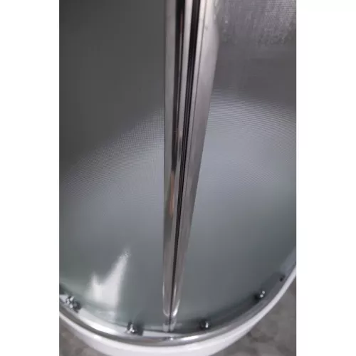 Душевой уголок ESBANO  ESR-8010/8020, Цвет стекла: матовое, Цвет профиля: Хром, Тип поддона: Высокий, Выбрать размер: 80х80, изображение 8