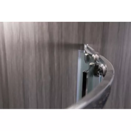 Душевой уголок ESBANO  ESR-8010/8020, Цвет стекла: матовое, Цвет профиля: Хром, Тип поддона: Высокий, Выбрать размер: 80х80, изображение 9