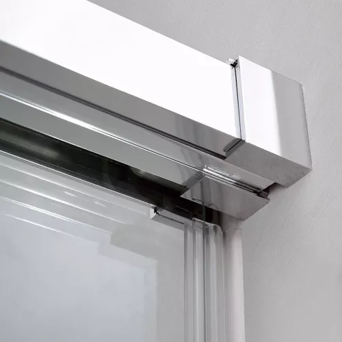 Душевой уголок CEZARES DUET SOFT-AH-1-C-Cr, Цвет профиля: Хром, Выбрать размер: 110х100, изображение 7