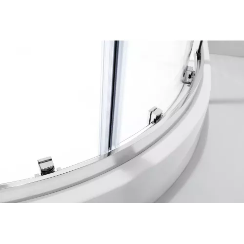 Душевой уголок CEZARES MOLVENO-RH-22-P-Cr, Цвет профиля: Хром, Выбрать размер: 110х100, изображение 3