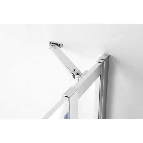 Душевой уголок CEZARES MOLVENO-R-22-90+20/90+30-P-Cr, Цвет стекла: рифленое, Цвет профиля: Хром, Выбрать размер: 110х110, изображение 2