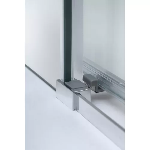 Душевой уголок CEZARES DUET SOFT-AH-1-C-Cr, Цвет профиля: Хром, Выбрать размер: 110х100, изображение 4