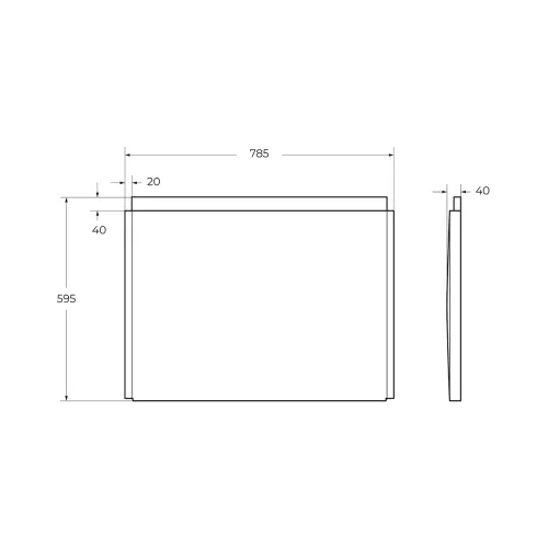 Боковая панель с крепежом CEZARES EM-F-80-SP-W37 180х80 ,170х80, изображение 2