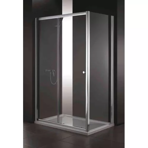 Душевой уголок CEZARES ANIMA-W-AH-1-120/90-C-Cr/P-Cr, Цвет стекла: Прозрачный, Цвет профиля: Хром, Выбрать размер: 120х90