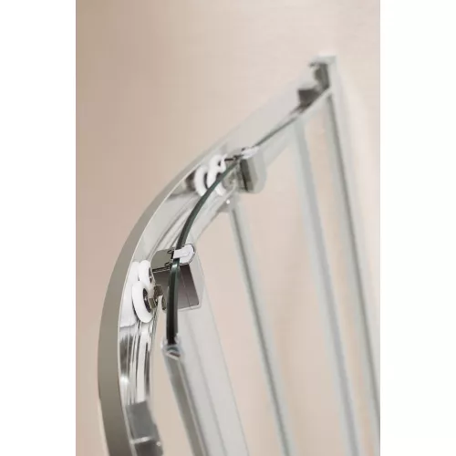 Душевой уголок CEZARES ECO-O-R-2-90-C-Cr, Цвет стекла: прозрачное, Цвет профиля: Хром, Выбрать размер: 90х90, изображение 3