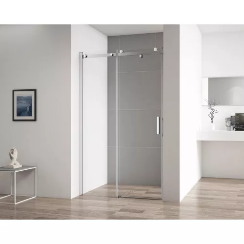 Душевая дверь с доводчиками CEZARES STYLUS-SOFT-BF-1-C-Cr, Цвет профиля: Хром, Выбрать размер: 100