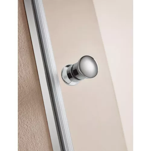 Душевая дверь CEZARES ECO-O-B-1-C-Cr, Цвет стекла: Прозрачный, Цвет профиля: Хром, Выбрать размер: 60, изображение 2