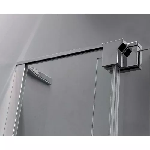 Душевой уголок CEZARES SLIDER-AH-1-C-Cr, Цвет стекла: прозрачное, Цвет профиля: Хром, Выбрать размер: 100х100, изображение 5