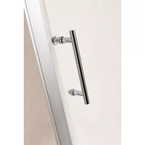 Душевой уголок CEZARES ECO-O-RH-2-C-Cr, Цвет профиля: Хром, Выбрать размер: 100х80, изображение 3