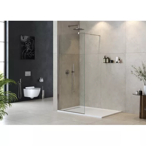 Душевая перегородка CEZARES LIBERTA-L-1-C-Cr, Цвет стекла: прозрачное, Цвет профиля: Хром, Выбрать размер: 100, изображение 2