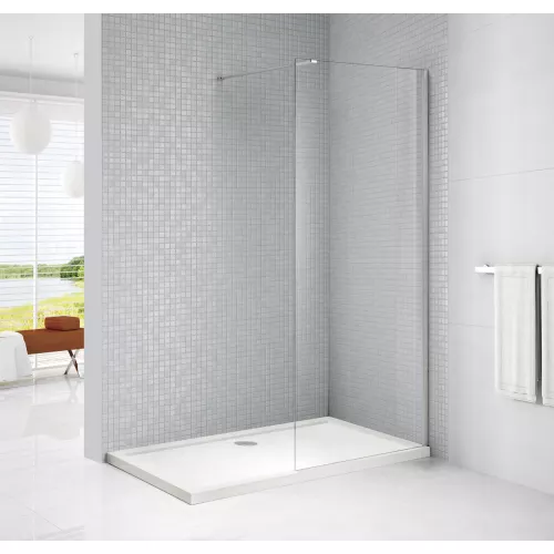 Душевая перегородка CEZARES LIBERTA-L-1-C-Cr, Цвет стекла: прозрачное, Цвет профиля: Хром, Выбрать размер: 100, изображение 3