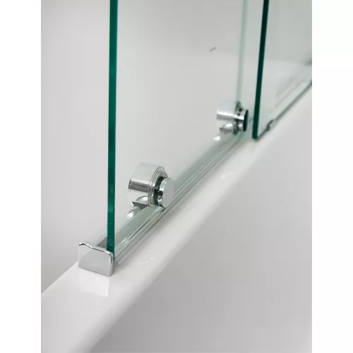 Шторка на ванну с полками CEZARES STREAM-VFS-11-C-Cr, Цвет профиля: Хром, Выбрать размер: 80, изображение 2