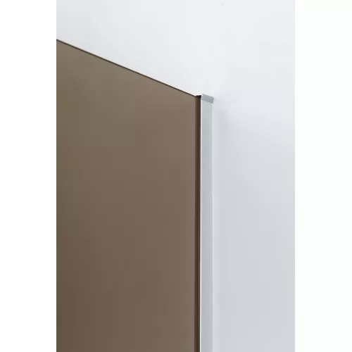 Душевой уголок CEZARES SLIDER-A-2-BR-Cr, Цвет стекла: бронза, Цвет профиля: Хром, Выбрать размер: 100х100, изображение 2