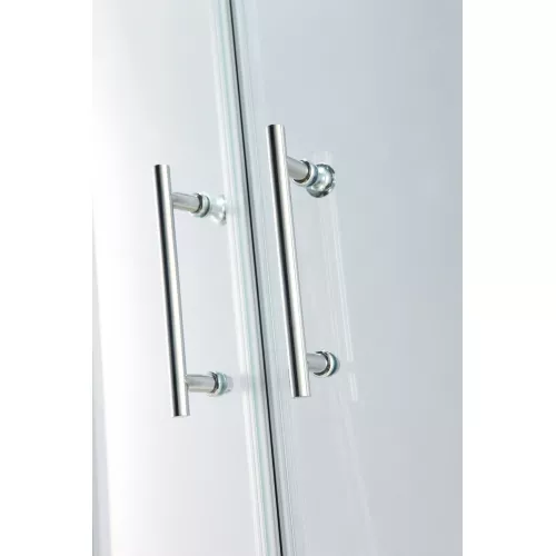 Душевой уголок CEZARES MOMENTO-R-2-C-Cr, Цвет стекла: прозрачное, Цвет профиля: Хром, Выбрать размер: 80х80, изображение 2