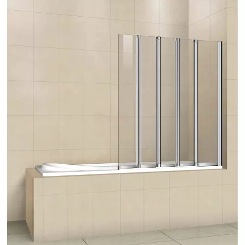 Шторка на ванну CEZARES PRATICO-V-5-120/140-C-Cr, изображение 2