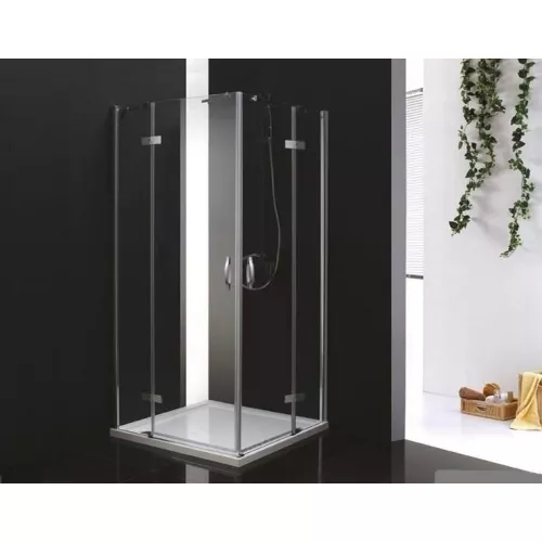 Душевой уголок CEZARES BERGAMO-W-A-2-C-Cr, Цвет профиля: Хром, Выбрать размер: 100х100, изображение 2