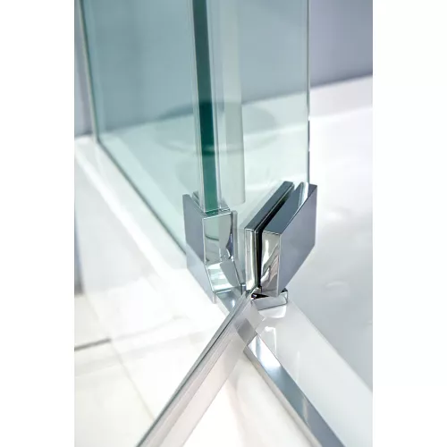 Душевой уголок CEZARES SLIDER-AH-2-C-Cr, Цвет стекла: прозрачное, Цвет профиля: Хром, Выбрать размер: 70х100, изображение 7