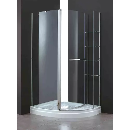 Душевой уголок CEZARES ELENA-W-RH-1-120/90-C-Cr-L/R, Цвет профиля: Хром, Выбрать размер: 120х90, Ориентация: левая, изображение 2