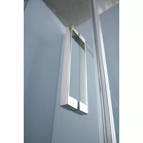 Душевая дверь в нишу CEZARES SLIDER-B-1-C-Cr, Цвет стекла: прозрачное, Цвет профиля: Хром, Выбрать размер: 100, изображение 2